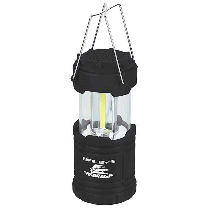 Custom Britton Pop Up COB Lantern with Wireless Speaker