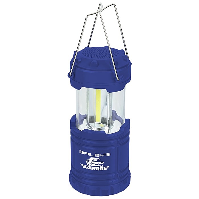 Custom Britton Pop Up COB Lantern with Wireless Speaker