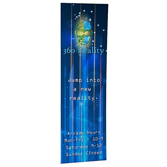 Custom Stratus Retractable Banner Display - 24 inches - Replacement Graphic