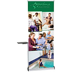 Custom Barracuda Retractable Banner Display with Table