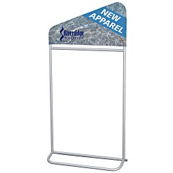 Custom EuroFit Evolution Incline Apparel Rack - 3 feet