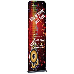 Custom EuroFit Banner Stand - 7 1/2 feet x 2 feet