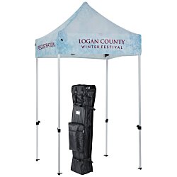 Custom Thrifty 5' Event Tent with Soft Carry Case - Full Colour