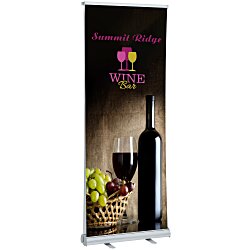 Custom Economy Retractable Double Sided Banner Display - 31 1/2 inches