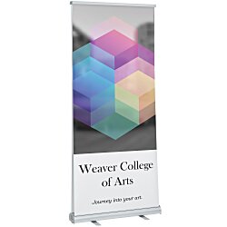 Custom Economy Retractable Double Sided Banner Display - 36 inches