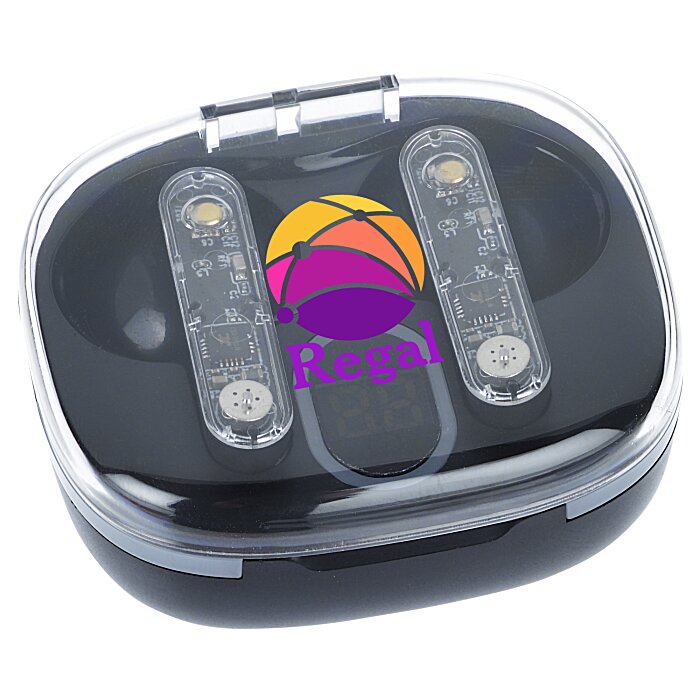 Custom Light-Up Display True Wireless Earbuds