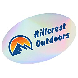 Custom Holographic Sticker - Oval - 2