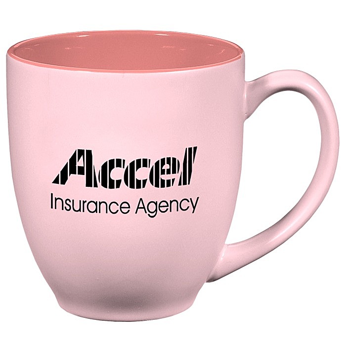 Custom Sebring Bistro Mug - 14 oz - Pastel