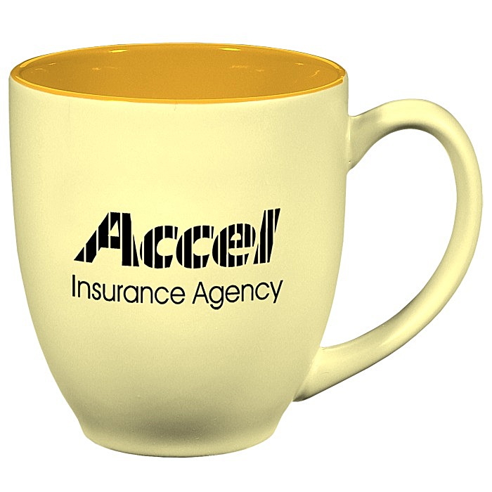Custom Sebring Bistro Mug - 14 oz - Pastel