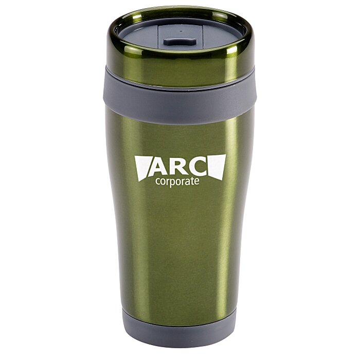 Custom Sunset Stainless Steel Tumbler - 16 oz.