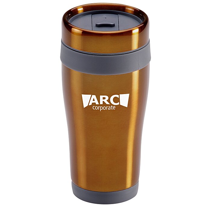 Custom Sunset Stainless Steel Tumbler - 16 oz.