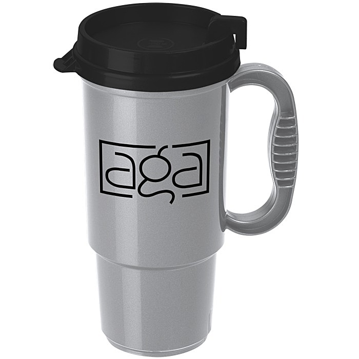 Custom Insulated Auto Mug - 16 oz - Black Interior