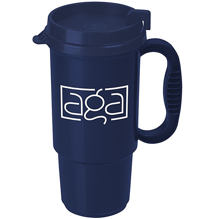 Custom Insulated Auto Mug - 16 oz - Black Interior
