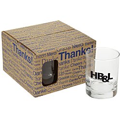 Custom Double Old-Fashioned Glass Set