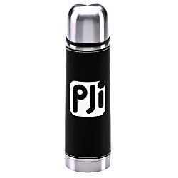 Custom Leatherette Vacuum Bottle - 16 oz. - Screen