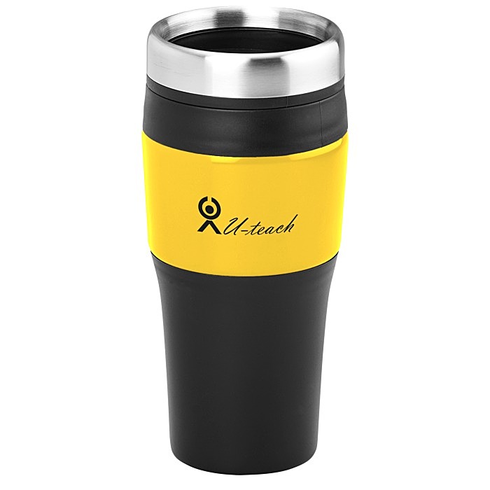 Custom Metallic Panel Tumbler - 16 oz.