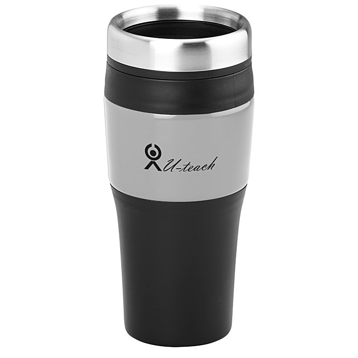 Custom Metallic Panel Tumbler - 16 oz.