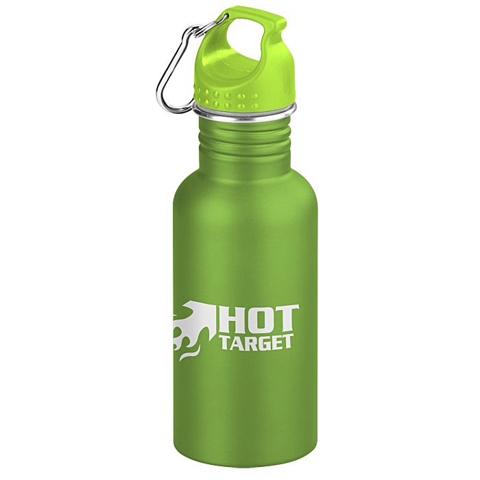 Custom Wide Mouth Matte Stainless Sport Bottle - 16 oz.