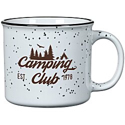 Custom Campfire Ceramic Mug - White - 15 ounces