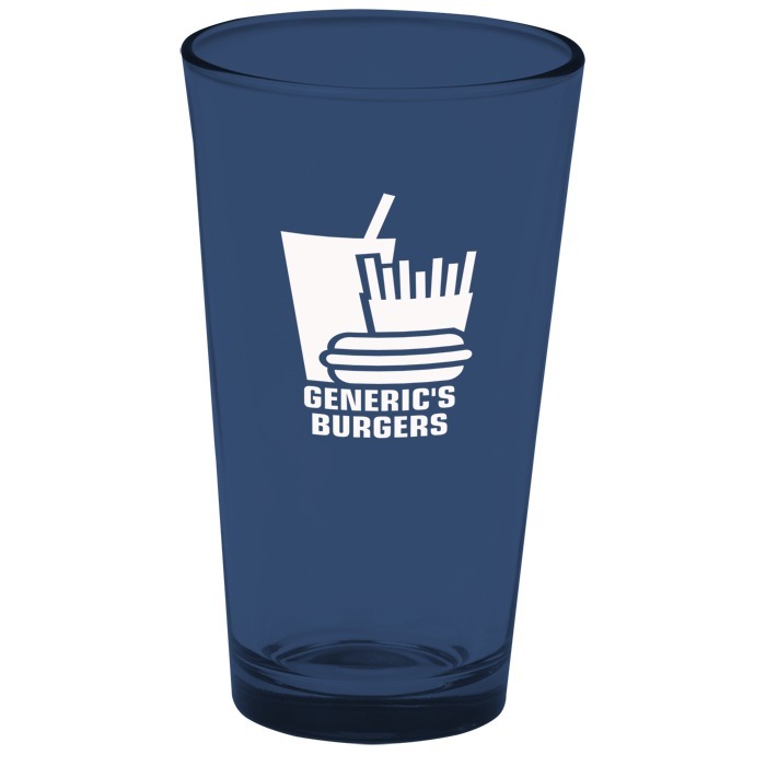 Custom Pint Glass - 16 oz - Colour
