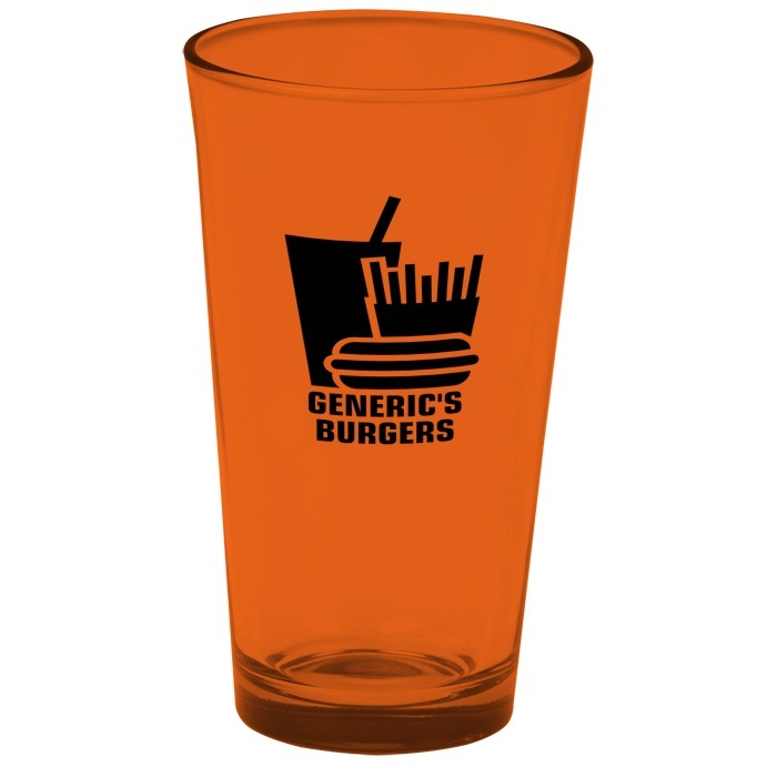 Custom Pint Glass - 16 oz - Colour