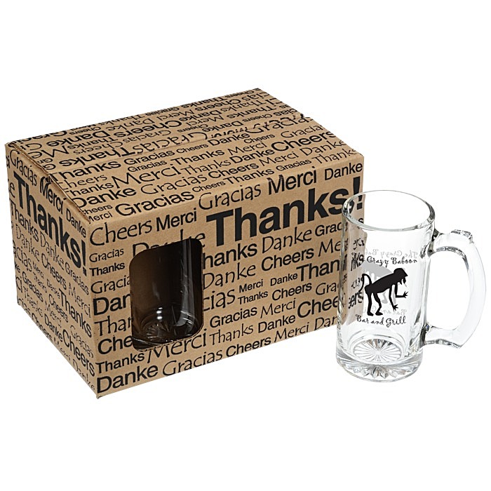 Custom Beer Stein Set - 12 oz