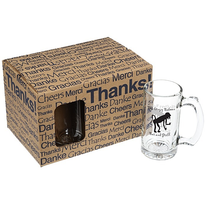 Custom Beer Stein Set - 12 oz