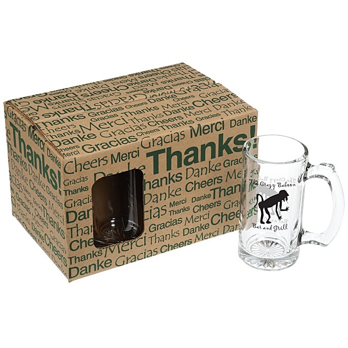 Custom Beer Stein Set - 12 oz