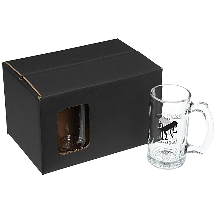 Custom Beer Stein Set - 12 ounces - Coloured Box