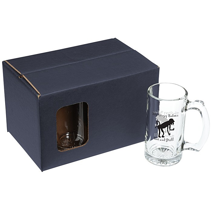 Custom Beer Stein Set - 12 ounces - Coloured Box