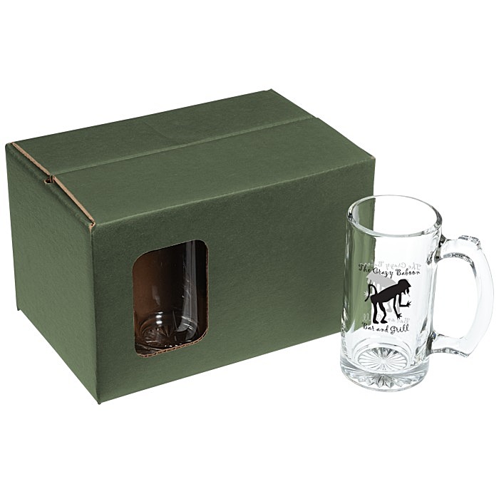Custom Beer Stein Set - 12 ounces - Coloured Box
