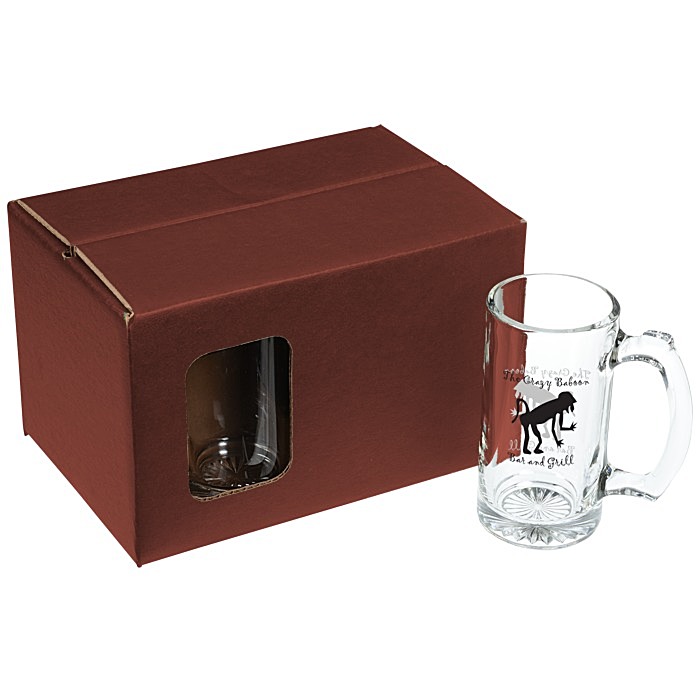 Custom Beer Stein Set - 12 ounces - Coloured Box