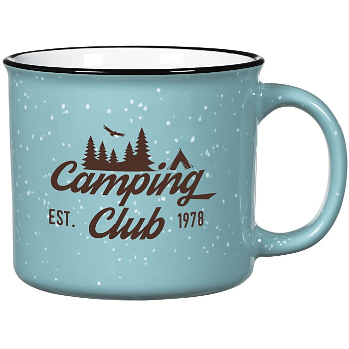 Custom Campfire Ceramic Mug - Colours - 15 oz