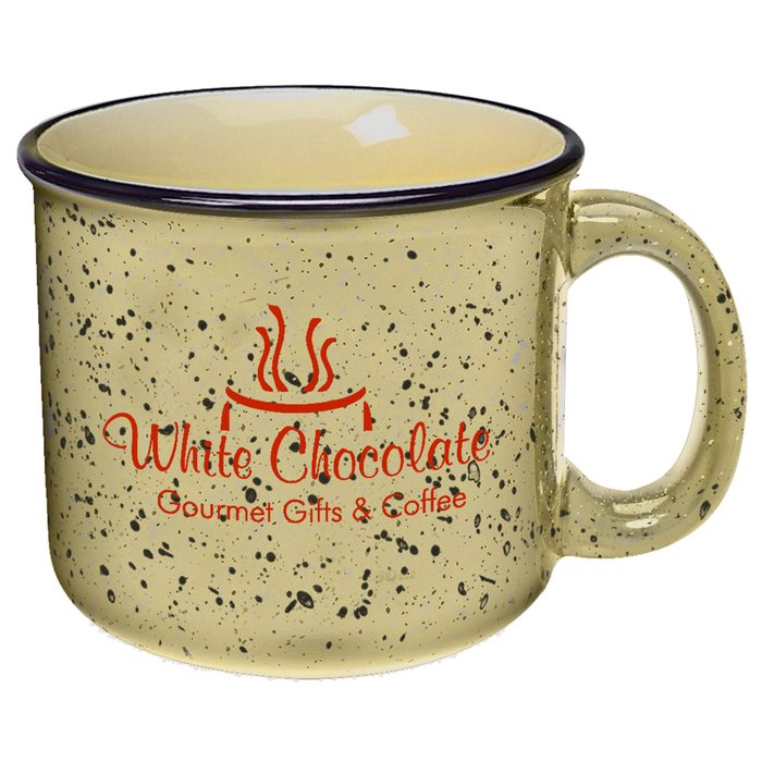 Custom Campfire Ceramic Mug - Colours - 15 oz