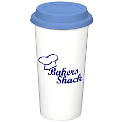 Custom Grand Ceramic Mug - White - 16 oz.