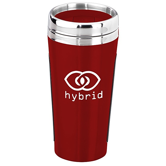 Custom Dual Grip Travel Tumbler - 15 oz - Closeout