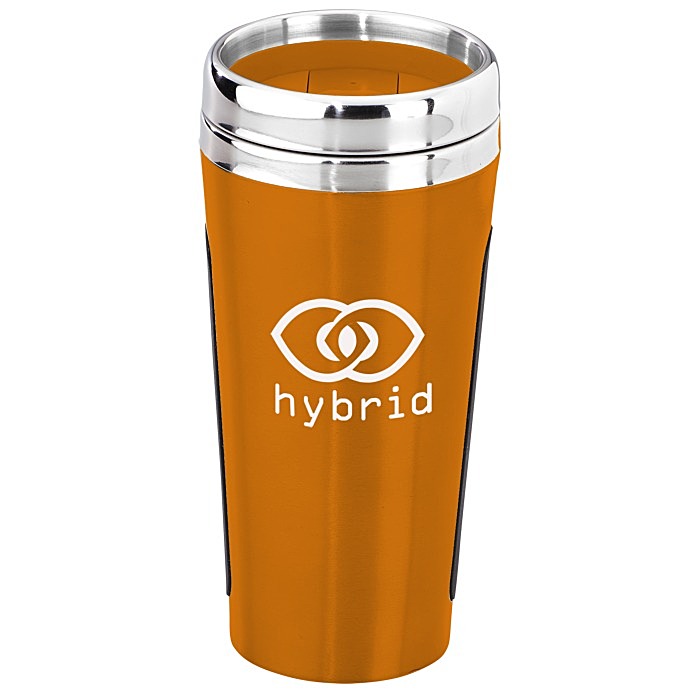 Custom Dual Grip Travel Tumbler - 15 oz - Closeout