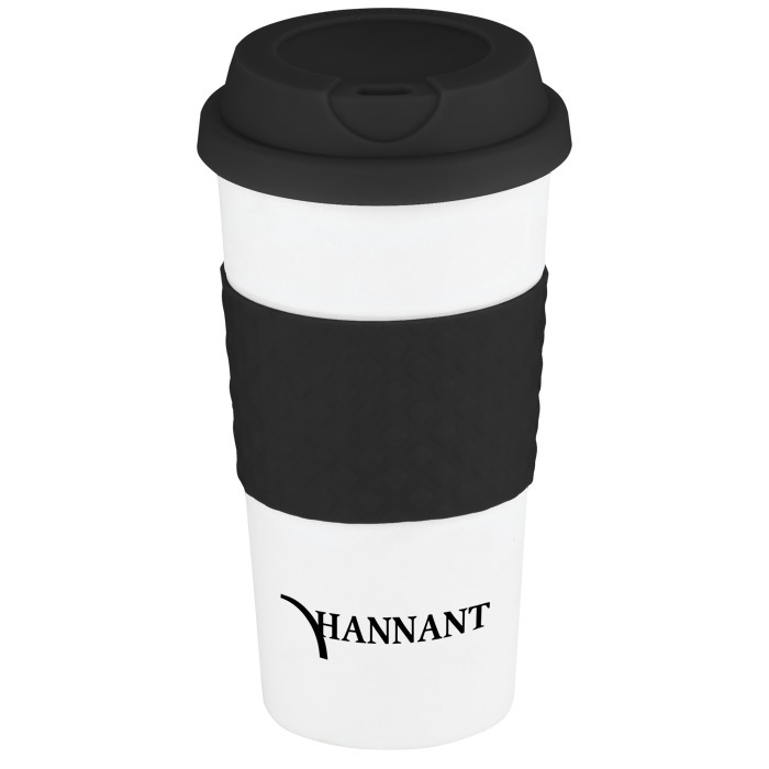 Custom Colour-Banded Classic Coffee Cup - 16 oz.