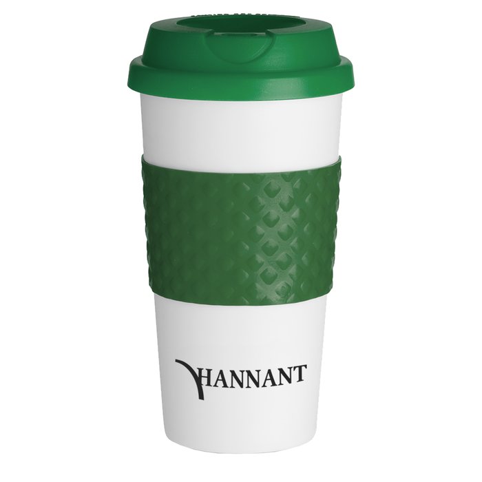 Custom Colour-Banded Classic Coffee Cup - 16 oz.