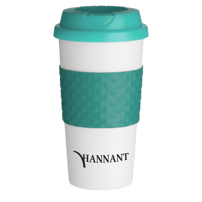 Custom Colour-Banded Classic Coffee Cup - 16 oz.