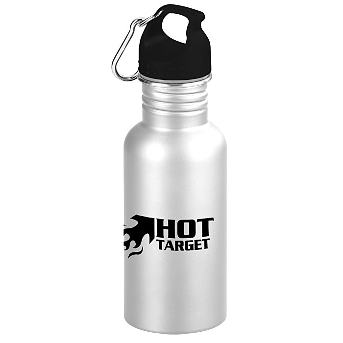 Custom Wide Mouth Matte Stainless Sport Bottle - 16 oz. - 24 hr