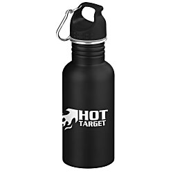 Custom Wide Mouth Matte Stainless Sport Bottle - 16 oz. - 24 hr