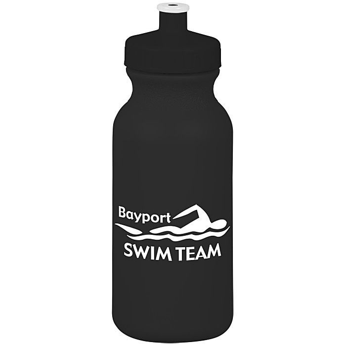 Custom Value Sport Bottle with Push Pull Lid - 20 oz - Colours