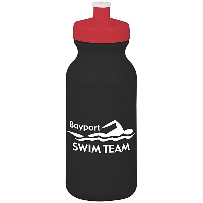 Custom Value Sport Bottle with Push Pull Lid - 20 oz - Colours