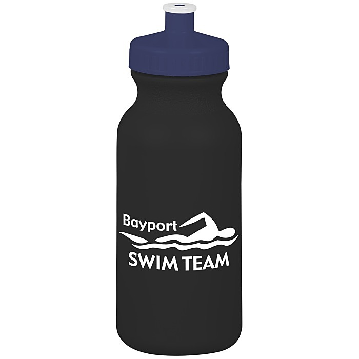 Custom Value Sport Bottle with Push Pull Lid - 20 oz - Colours