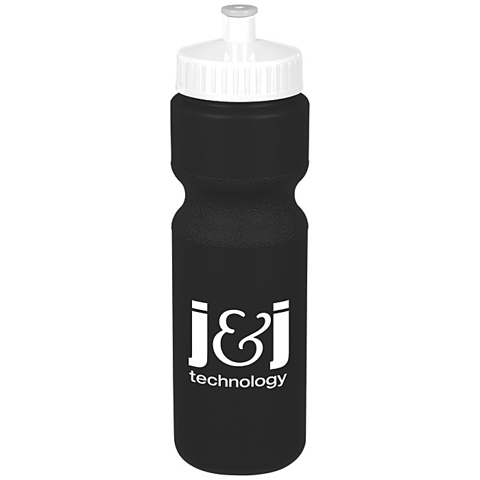 Custom Value Bottle with Push Pull Lid - 28 oz - Colours