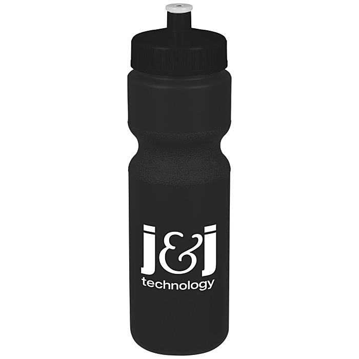 Custom Value Bottle with Push Pull Lid - 28 oz - Colours