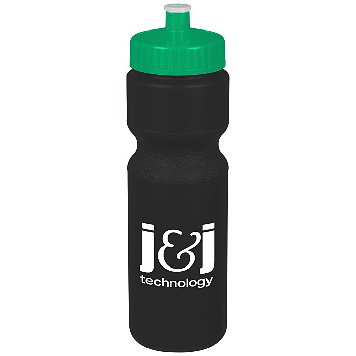Custom Value Bottle with Push Pull Lid - 28 oz - Colours