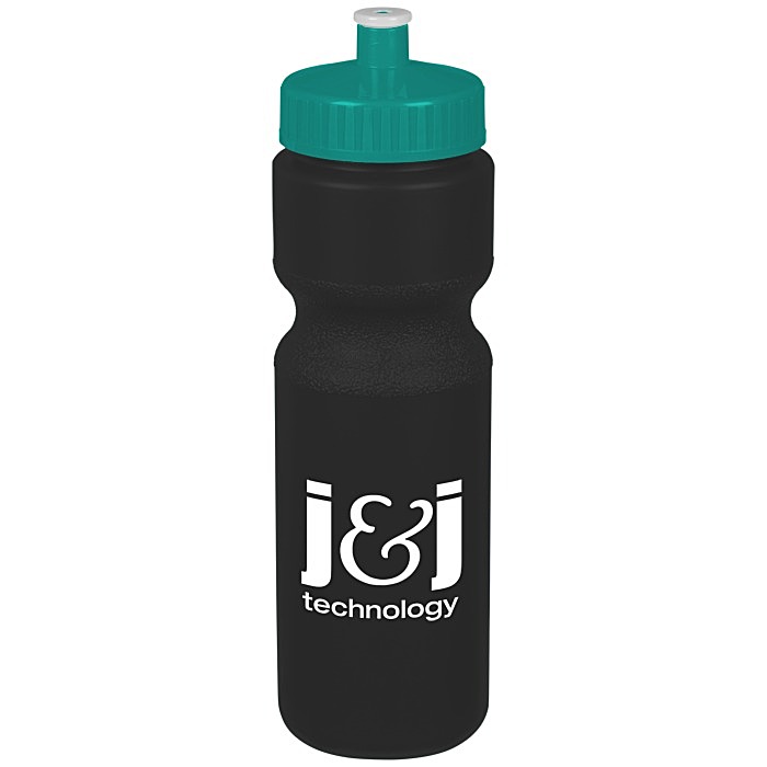 Custom Value Bottle with Push Pull Lid - 28 oz - Colours
