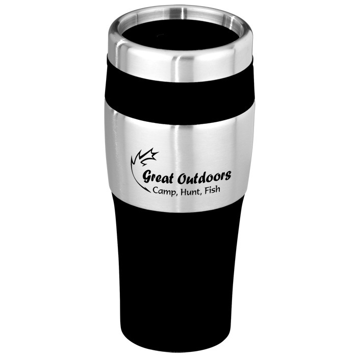 Custom Silver Streak Tumbler - 16 oz.